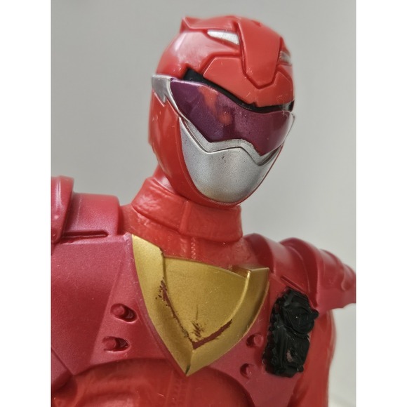 Power Rangers 2019 Beast Morphers Red Ranger 12-in Plastic Action Figure Hasbro - Picture 11 of 11
